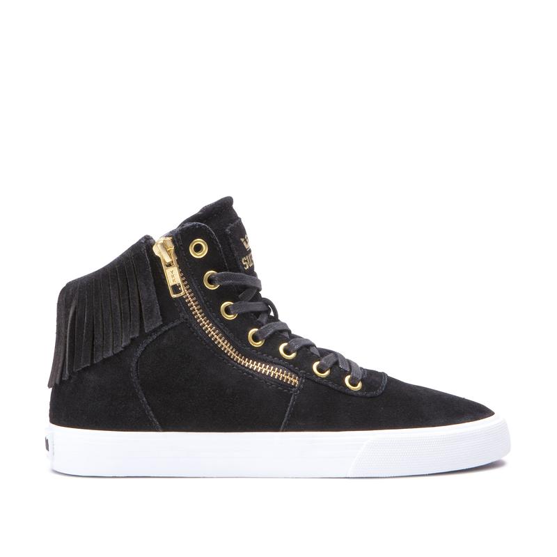 Zapatillas Altas Supra Argentina Mujer - CUTTLER Negras (QEIPW-6057)